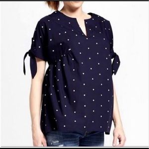 Isabel Maternity Polkadot Blouse
